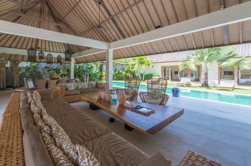 Living Area with Pool View - Villa Nyoman - Seminyak, Bali