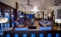 Living Area at Night - Villa Pantai Lima Estate - Canggu, Bali