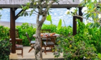 Outdoor Dining with Sea View - Villa Pantai Lima Estate - Canggu, Bali