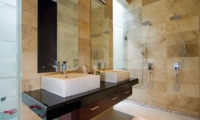 His and Hers Bathroom with Shower - Villa Portsea - Seminyak, Bali