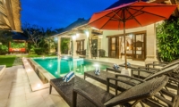 Pool at Night - Villa Rama - Seminyak, Bali