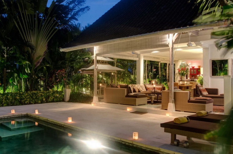 Pool at Night - Villa Rama Sita - Seminyak, Bali