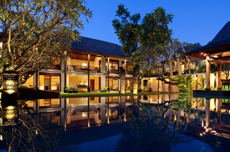 Swimming Pool at Night - Villa Ramadewa - Seminyak, Bali