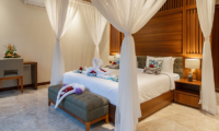 Bedroom with Mosquito Net - Villa Sally - Canggu, Bali