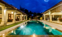 Swimming Pool at Night - Villa Santi - Seminyak, Bali