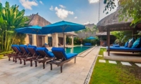 Pool Side Loungers - Villa Saphir - Seminyak, Bali