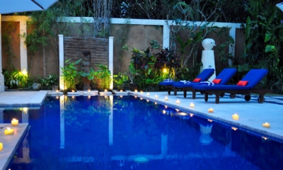 Pool at Night - Villa Sayang - Seminyak, Bali