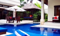 Dining Area with Pool View - Villa Sayang - Seminyak, Bali