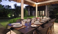 Indoor Dining Area with View - Villa Sesari - Seminyak, Bali