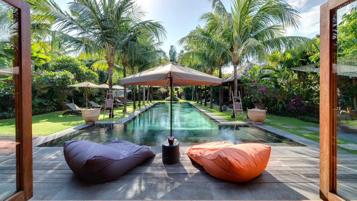 Pool Side Seating Area - Villa Shambala - Seminyak, Bali