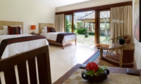 Twin Bedroom with View - Villa Surya Damai - Umalas, Bali