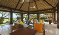 Living and Dining Area with View - Villa Tanju - Seseh, Bali