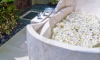 Bathtub with Petals - Villa Tenang - Batubelig, Bali