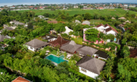 Gardens and Pool from Top - Villa Theo - Umalas, Bali