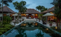 Pool at Night - Villa Tibu Indah - Canggu, Bali