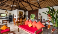 Living and Dining Area - Villa Tibu Indah - Canggu, Bali