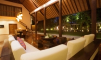 Living Area with Garden View - Villa Tirtadari - Canggu, Bali