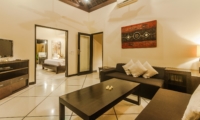 Indoor Living Area with TV - Villa Tresna - Seminyak, Bali
