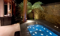 Bathtub at Night - Villa Vajra - Ubud, Bali