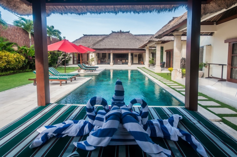 Pool Side Seating Area - Villa Vara - Seminyak, Bali