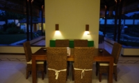 Dining Area at Night - Villa Vastu - Ubud, Bali