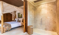 Four Poster Bed and Bathroom - Villa Yasmine - Jimbaran, Bali