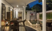 Pool Side Dining - Villa Zensa Residence - Seminyak, Bali