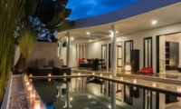 Pool at Night - Villa Zensa Residence - Seminyak, Bali