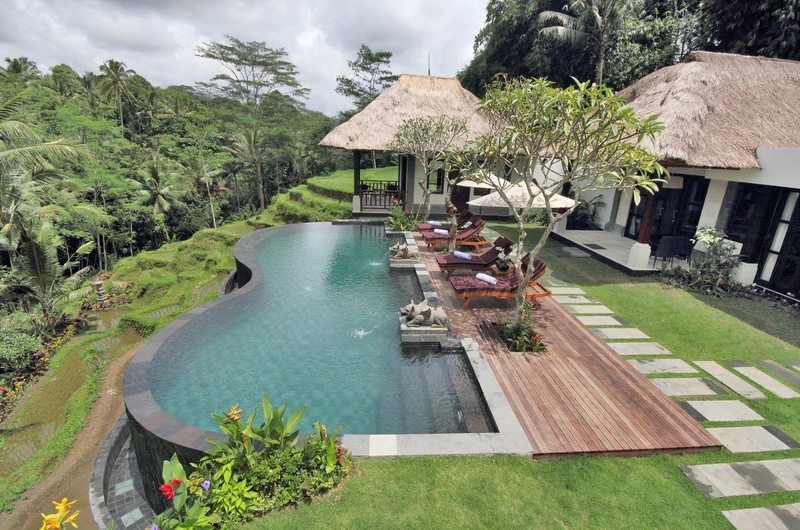 Gardens and Pool – Villa Amrita – Ubud, Bali
