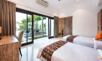 Twin Bedroom with Pool View - Villa Angel - Seminyak, Bali