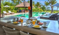 Dining Area with Pool View - Villa Aparna - Lovina, Bali