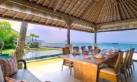 Dining Area with Sea View - Villa Bakung - Candidasa, Bali