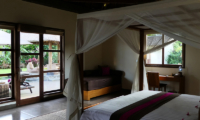 Bedroom with Pool View - Villa Bamboo - Ubud, Bali