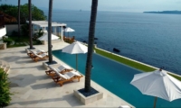 Pool with Sea View - Villa Blanca - Candidasa, Bali