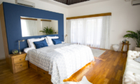 Bedroom with Wooden Floor - Villa Breeze - Canggu , Bali