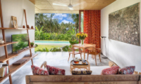 Lounge Area with TV - Villa Casabama - Villa Casabama Panggung - Gianyar, Bali