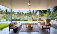 Living Area with Pool View - Villa Casabama - Villa Casabama Sandiwara - Gianyar, Bali