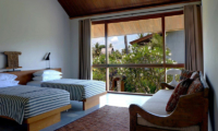 Twin Bedroom with Sofa - Villa Casabama - Villa Casabama Sandiwara - Gianyar, Bali