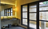 His and Hers Bathroom with Mirror - Villa Condense - Ubud, Bali