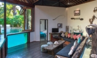 Lounge Area with Pool View - Villa Djukun - Seminyak, Bali