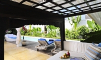 Pool Side Seating Area - Villa Jolanda - Seminyak, Bali