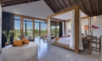 Bedroom and Balcony with View - Villa Kavya - Canggu, Bali