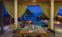 Dining Area with Pool View - Villa Kingfisher - Nusa Lembongan, Bali