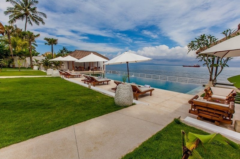 Pool Side Loungers - Villa Lucia - Candidasa, Bali