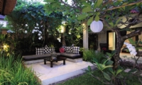 Open Plan Seating Area with Garden View - Villa Maju - Seminyak, Bali