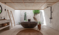 Semi Open Bathroom with Bathtub - Villa Massilia Dua - Seminyak, Bali
