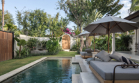 Pool Side Seating Area - Villa Massilia Satu - Seminyak, Bali