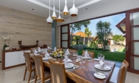 Dining Area with Garden View - Villa Meliya - Umalas, Bali