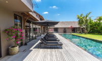 Pool Side Loungers - Villa Nehal - Umalas, Bali