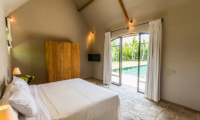 Bedroom with Pool View - Villa Nehal - Umalas, Bali